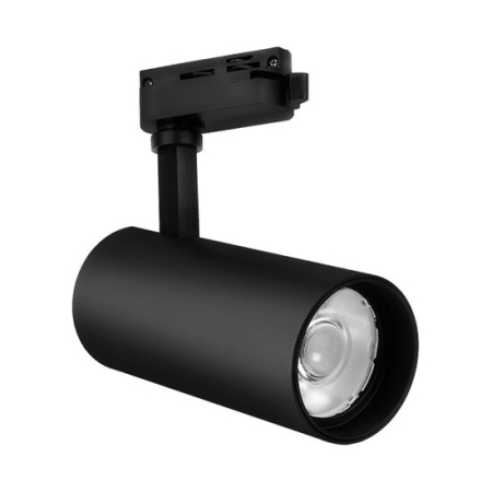 Proiectoare pe sina MONOFAZATA - SPOT LED PE SINA NEGRU 4000K 30W 2660LM COB BR PLUS