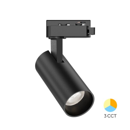 Proiectoare pe sina MONOFAZATA - SPOT LED PE SINA-P15-NEGRU 3in1 15W 1560LM MONOFAZIC