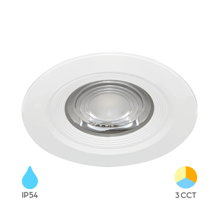 ILUMINAT - Spot LED ROTUND 7W 750lm Alb 3in1 (3000K-4000K-6500K) IP54