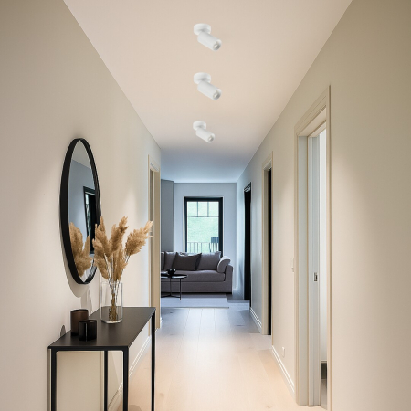 Spot Rabalux Yorli GU10 1x MAX 7W  aluminiu plastic alb IP20 [2]