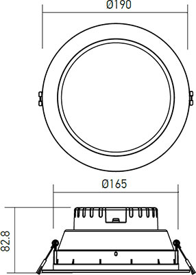 Spot Rotund Incastrat Fix Xevo round Arelux EV04WW 18W 3000K 82 Alb Mat IP20/IP44 [1]