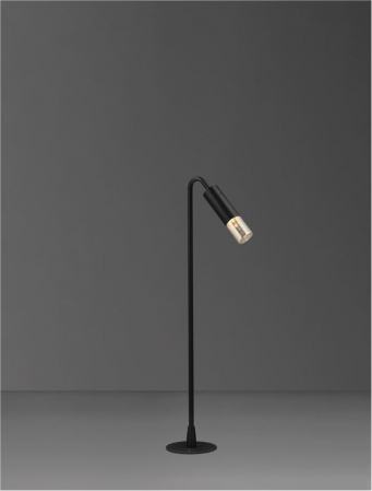 Stalp exterior Nova Luce AETHER 9030848 LED 5W 3000K 71lm Sandy Black Aluminium & Smoking Glass  IP65 [4]