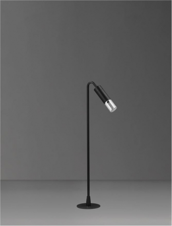 Stalp exterior Nova Luce AETHER 9030848 LED 5W 3000K 71lm Sandy Black Aluminium & Smoking Glass  IP65 [3]