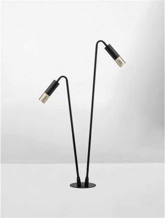 Stalp exterior Nova Luce AETHER 9030849 LED 10W 3000K 141lm Sandy Black Aluminium & Smoking Glass  IP65 [4]