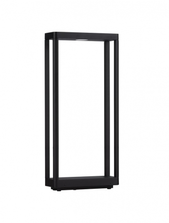 Stalp exterior Nova Luce COSMIC 9030590 LED 8W 3000K 491lm Sandy Black Die-Casting Aluminium & Clear Glass   IP65 [1]