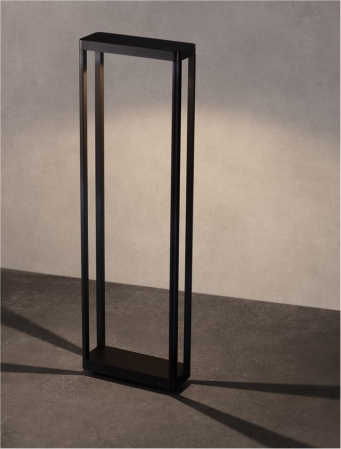 Stalp exterior Nova Luce COSMIC 9030591 LED 8W 3000K 489lm Sandy Black Die-Casting Aluminium & Clear Glass   IP65 [5]