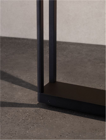 Stalp exterior Nova Luce COSMIC 9030591 LED 8W 3000K 489lm Sandy Black Die-Casting Aluminium & Clear Glass   IP65 [6]