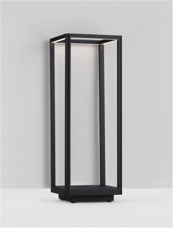 Stalp exterior Nova Luce MISTI 9030569 LED 9W 3000K 359lm Sandy Black Die-Casting Aluminium & Polycarbonate Frost   IP65 [3]