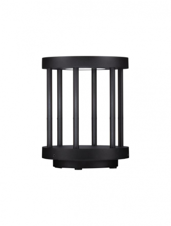 ILUMINAT EXTERIOR - Stalp exterior Nova Luce NEREU 9030586 LED 8W 3000K 428lm Sandy Black Die-Casting Aluminium & Clear Glass   IP65