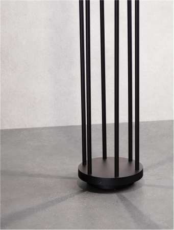 Stalp exterior Nova Luce NEREUS 9030588 LED 8W 3000K 501lm Sandy Black Die-Casting Aluminium & Clear Glass   IP65 [6]