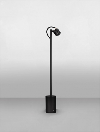 Stalp exterior Nova Luce SELENE 9030851 LED 3W 3000K 133lm Sandy Black Aluminium & Glass   IP65 [3]