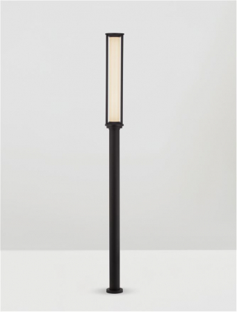 Stalp exterior Nova Luce SOLSTICE 9030626 LED 16W 3000K 1130lm Sandy Black Die-Casting Aluminium & Polycarbonate Frost   IP65 [9]