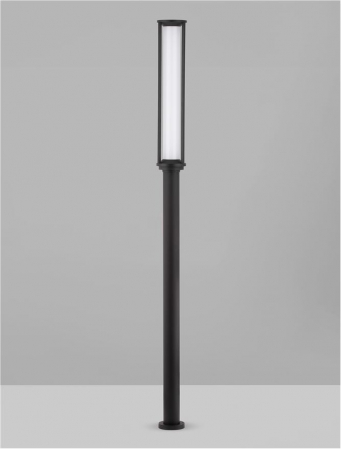 Stalp exterior Nova Luce SOLSTICE 9030626 LED 16W 3000K 1130lm Sandy Black Die-Casting Aluminium & Polycarbonate Frost   IP65 [5]
