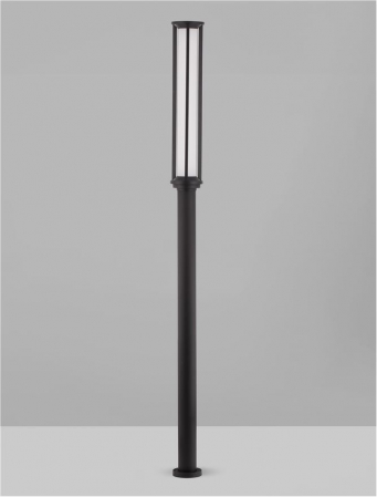 Stalp exterior Nova Luce SOLSTICE 9030626 LED 16W 3000K 1130lm Sandy Black Die-Casting Aluminium & Polycarbonate Frost   IP65 [6]