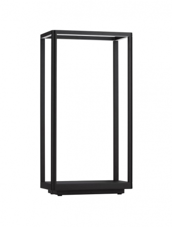 ILUMINAT EXTERIOR - Stalp exterior Nova Luce VEL 9030571 LED 9W 3000K 344lm Sandy Black Die-Casting Aluminium & Polycarbonate Frost   IP65