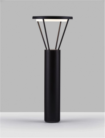 Stalp exterior Nova Luce VIRTUS 9030573 LED 16W 3000K 1190lm Sandy Black Die-Casting Aluminium & Polycarbonate Frost   IP65 [3]