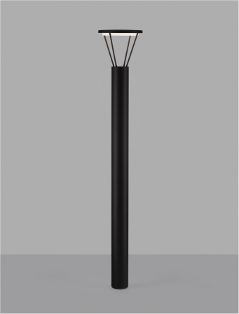 Stalp exterior Nova Luce VIRTUS 9030575 LED 16W 3000K 1195lm Sandy Black Die-Casting Aluminium & Polycarbonate Frost   IP65 [3]