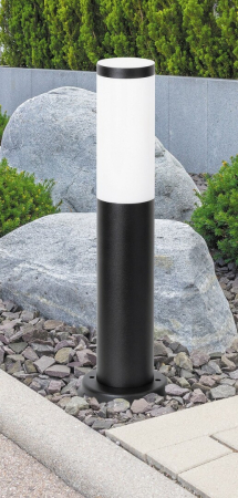 Stalp exterior Rabalux Black torch E27 otel inoxidabil mat black stil modern, IP44 8147 [3]