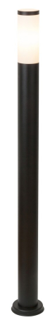 Stalp exterior Rabalux Black torch E27 otel inoxidabil mat black stil modern, IP44 8148 [1]