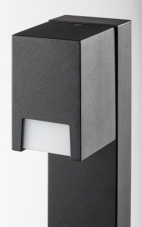 Stalp exterior Rabalux Cernon GU10 aluminiu black stil modern, IP44 77056 [2]