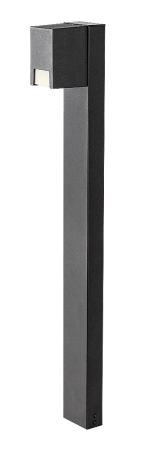 Stalpi - Stalp exterior Rabalux Cernon GU10 aluminiu black stil modern, IP44 77056