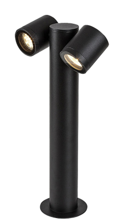 Stalpi - Stalp exterior Rabalux Enol GU10 aluminiu black stil modern, IP44 77113