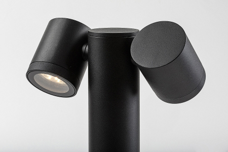 Stalp exterior Rabalux Enol GU10 aluminiu black stil modern, IP44 77113 [4]