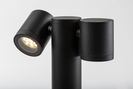 Stalp exterior Rabalux Enol GU10 aluminiu black stil modern, IP44 77113 [5]