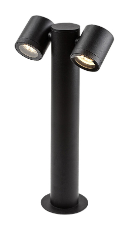 Stalp exterior Rabalux Enol GU10 aluminiu black stil modern, IP44 77113 [7]