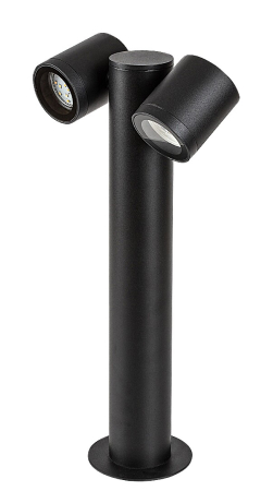 Stalp exterior Rabalux Enol GU10 aluminiu black stil modern, IP44 77113 [1]