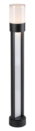 ILUMINAT EXTERIOR - Stalp exterior Rabalux Leitha LED 12W 700lm 3000KK aluminiu black stil modern, IP44 77132