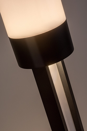 Stalp exterior Rabalux Leitha LED 12W 720lm 3000KK aluminiu black stil modern, IP44 77131 [4]