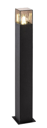 Stalp exterior Rabalux Loanda E27 aluminiu black stil modern, IP44 77082 [2]