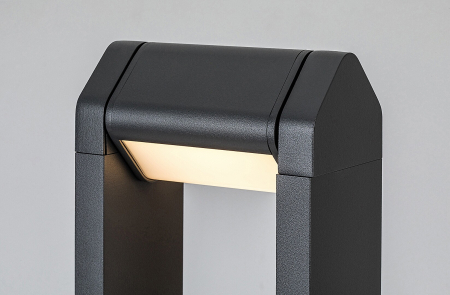 Stalp exterior Rabalux Medna LED 8W 530lm 3000KK aluminiu anthracite stil modern, IP54 77104 [3]