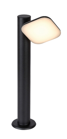 Stalp exterior Rabalux Odiel LED 12W 750lm 3000K aluminiu plastic negru alb IP44 [2]