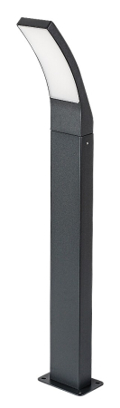 Stalp exterior Rabalux Palanga LED 12W 800lm 3000KK aluminiu anthracite stil modern, IP44 7506 [1]