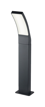 Stalp exterior Rabalux Palanga LED 12W 800lm 3000K aluminiu plastic antracit alb IP44 [1]