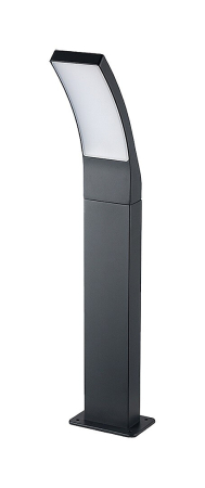 ILUMINAT EXTERIOR - Stalp exterior Rabalux Palanga LED 12W 800lm 3000K aluminiu plastic antracit alb IP44