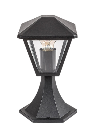 Stalpi - Stalp exterior Rabalux Paravento E27 aluminiu black stil clasic, IP44 7148