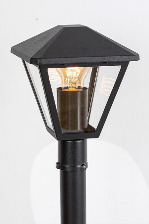 Stalp exterior Rabalux Paravento E27 aluminiu black stil clasic, IP44 7150 [4]