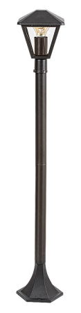 Stalpi - Stalp exterior Rabalux Paravento E27 aluminiu black stil clasic, IP44 7150