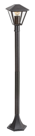 Stalp exterior Rabalux Paravento E27 aluminiu black stil clasic, IP44 7150 [2]