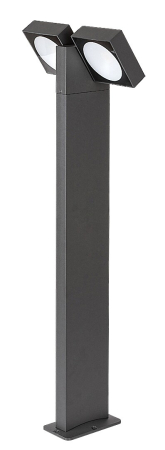 Stalp exterior Rabalux Telde LED 14W 900lm 3000KK aluminiu anthracite stil modern, IP54 77102 [1]