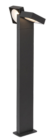 Stalp exterior Rabalux Telde LED 14W 900lm 3000KK aluminiu anthracite stil modern, IP54 77102 [2]