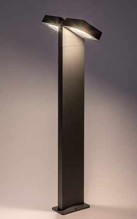 Stalp exterior Rabalux Telde LED 14W 900lm 3000KK aluminiu anthracite stil modern, IP54 77102 [3]