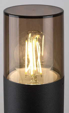 Stalp exterior Rabalux Teplice E27 1x MAX 12W  aluminiu plastic negru mat IP44 [3]