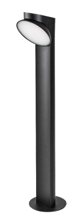Stalp exterior Rabalux Wengen LED 12W 790lm 3000K aluminiu plastic negru alb IP54 [1]