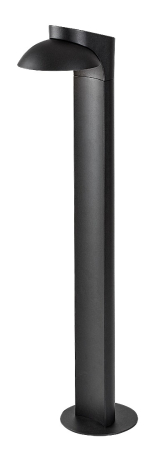 Stalp exterior Rabalux Wengen LED 12W 790lm 3000K aluminiu plastic negru alb IP54 [4]