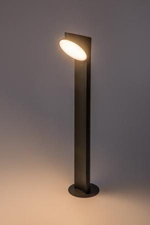 Stalp exterior Rabalux Wengen LED 12W 790lm 3000K aluminiu plastic negru alb IP54 [5]