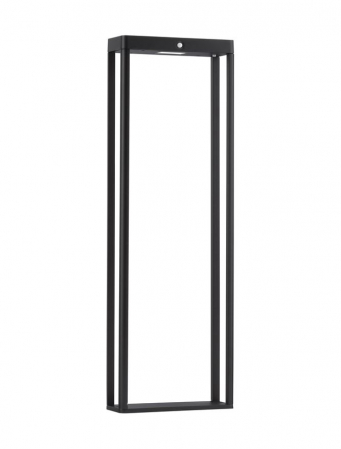 Stalp exterior solar cu senzor Nova Luce BERNI 9030567 LED 1.70W 3000K 108lm Sandy Black Die-Casting Aluminium & Clear Glass   IP65 [1]